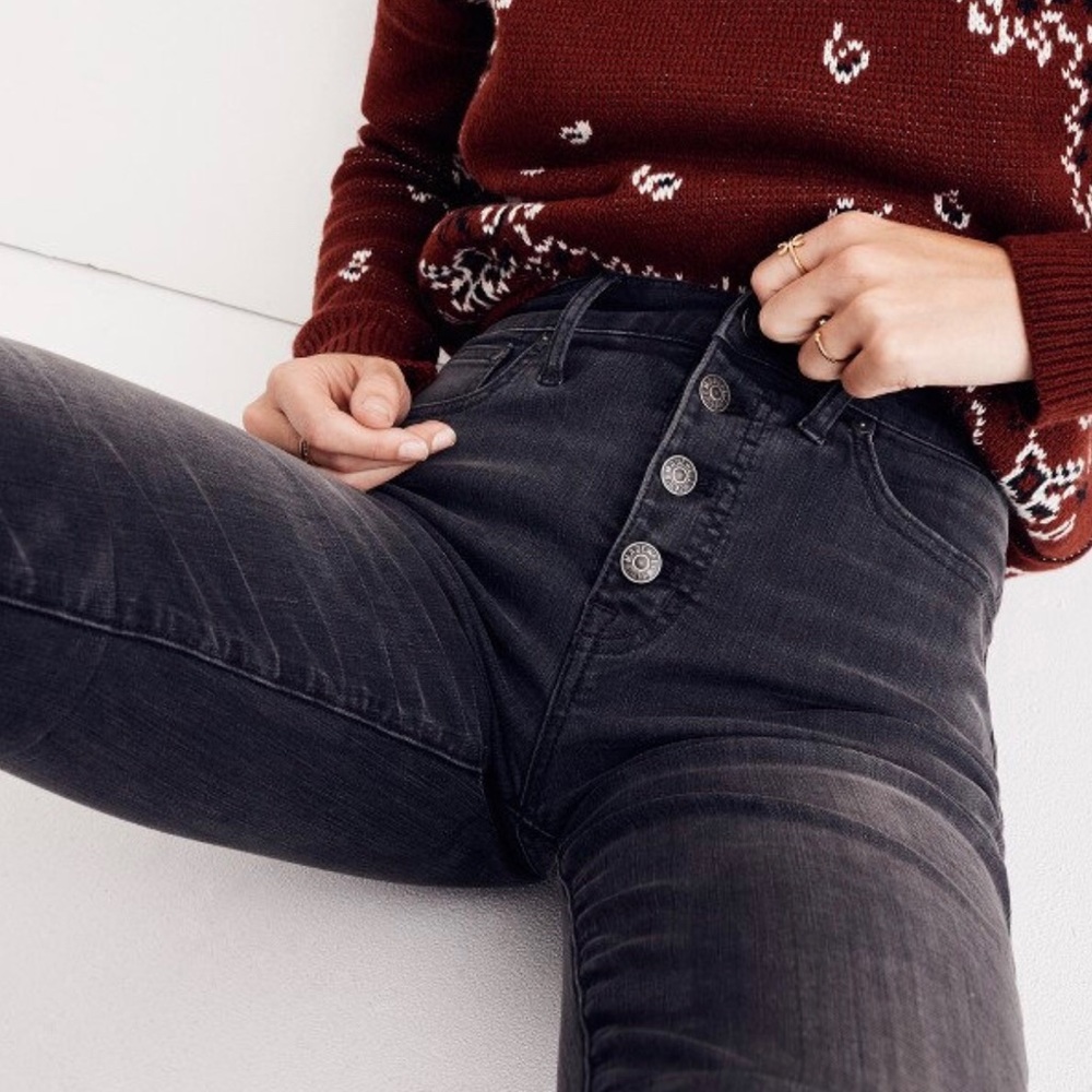 cali demi-boot jeans: asymmetrical hem edition